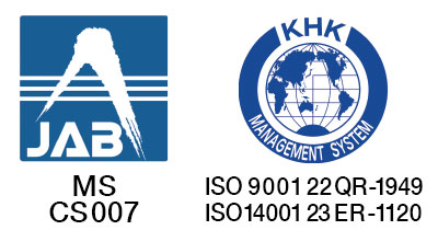 MSCM007 ISO 9001 22QR-1949 ISO 14001 23ER-1120